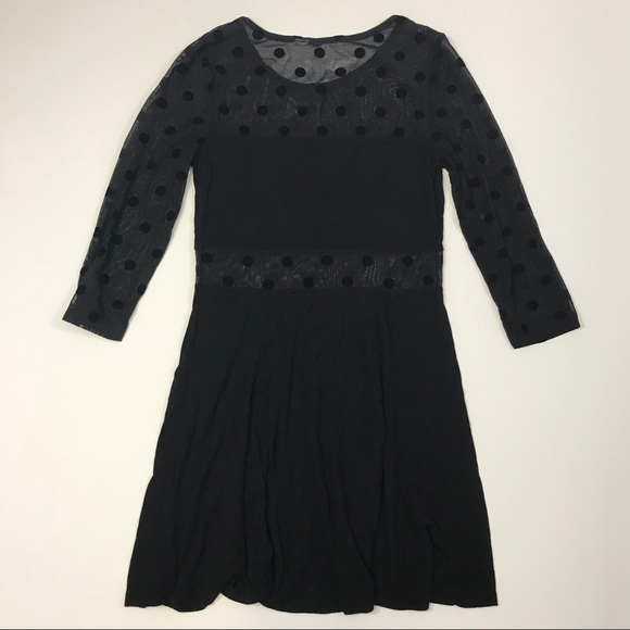 🎉 HP! 🎉 [H&M] Polkadot Mesh Cutout Dress - Picture 6 of 7